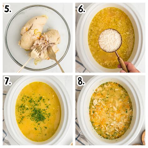 Slow Cooker Lemon Chicken and Rice Soup - The Magical Slow Cooker