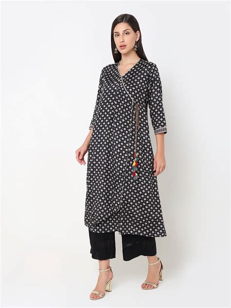 Flare Fit Printed Kurta