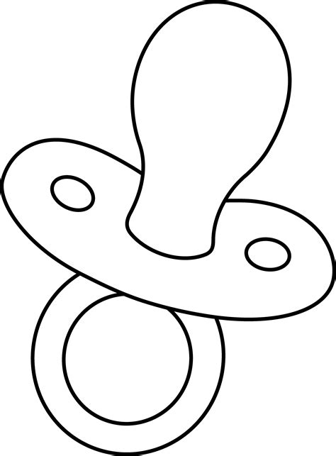 Baby Pacifier Drawing at GetDrawings | Free download