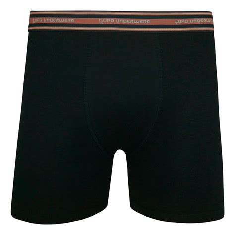 Kit 4 Lupo Cotton Boxer Briefs For Men, Adult, Original Cotton 523-002 ...