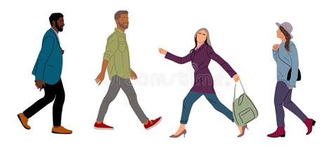 Business People Walking From Side View 的图像结果