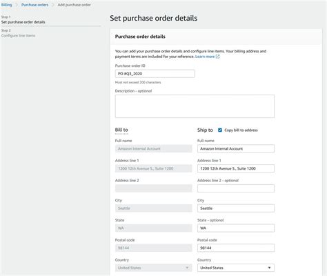 Getting Started with AWS Purchase Order Management | AWS Cloud ...