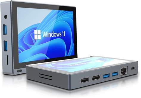 Buy HIGOLEPC Mini PC Windows 11 Pro, 8GB RAM 128GB EMMC Intel Celeron ...
