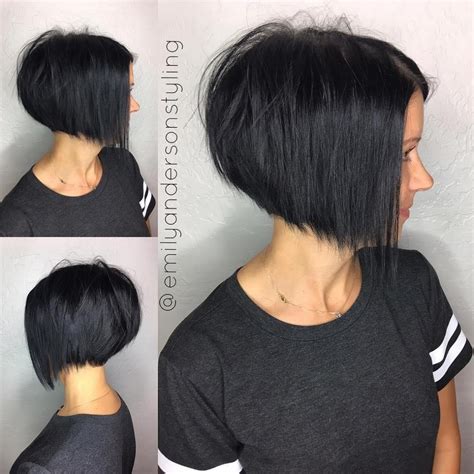 50 Best Short Haircuts and Hairstyles for Fine Hair | Graduated bob ...
