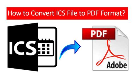 Image result for Convert ICS to PDF