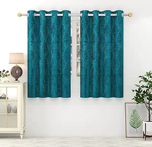 Buy FRESH FROM LOOM Supreme Embossed Paisley Opaque Curtains For Home 6 ...