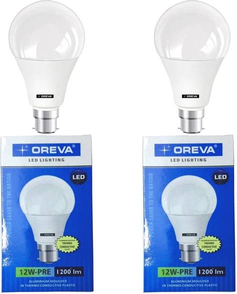 OREVA 12 W Basic Standard B22 LED Bulb Price in India - Buy OREVA 12 W ...