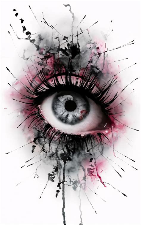 Volume-shaded Silhouette Of A Eye Free Stock Photo - Public Domain Pictures