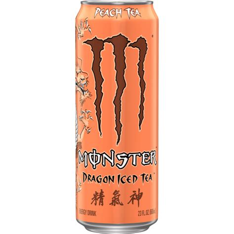Monster Energy Monster Dragon Iced Tea Peach Tea (23 oz) Delivery or ...