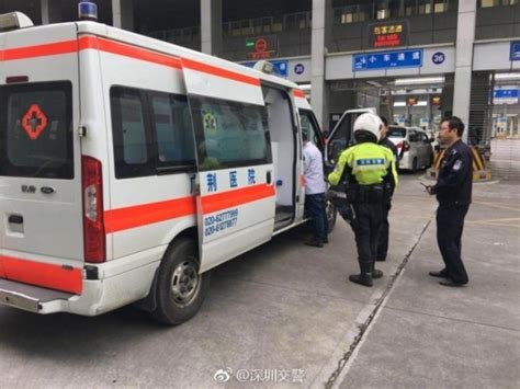 粤A救护车在深圳湾问路 急着要去和香港救护车汇合_大粤网_腾讯网