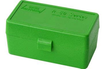 MTM Case-Gard 50 Rifle Ammo Boxes .22 Hornet & .30 Carbine Green 22 ...