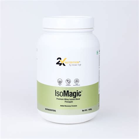 Buy IsoMagic Pineapple 1kg - Isolate Powder – 2X Nutrition