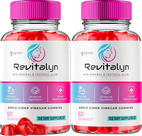 Amazon.com: (2 Pack) Revitalyn Apple Cider Vinegar Gummies, Official ...