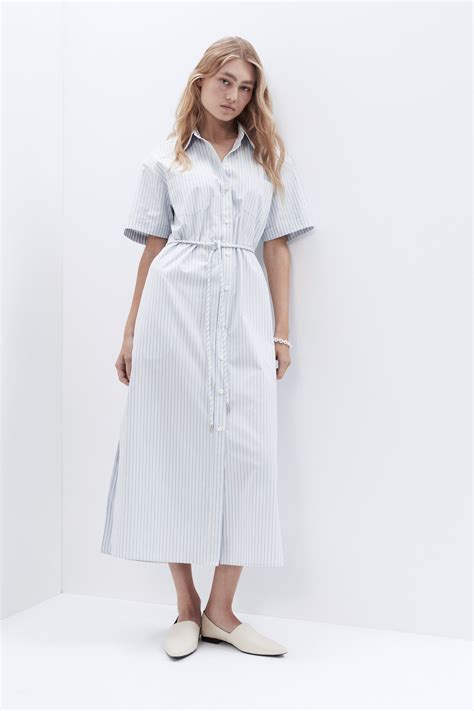 Cotton Shirt Maxi Dress | Unison Label