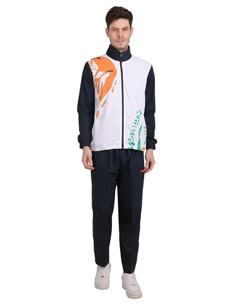 Buy ASI - Tracksuit Sunshine For Men (Large, Regular Fit, Indian Navy ...