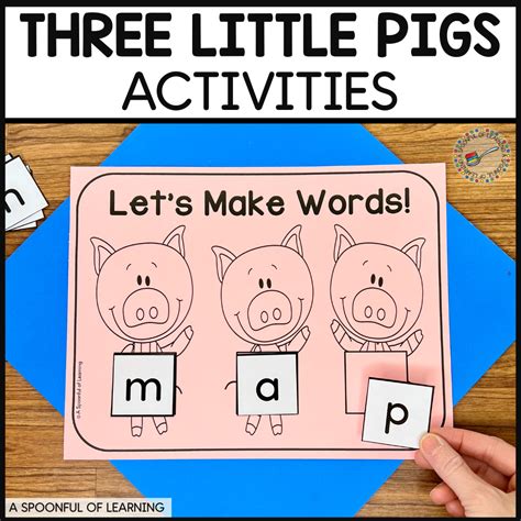 Three Little Pigs Houses Template