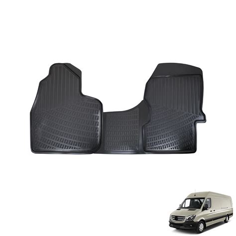 Fits Mercedes Sprinter 2013-2019 Floor Mats Front & Rear All Wheather ...