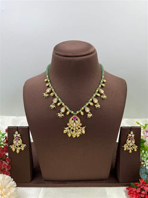 Mahi Heritage Delicate Necklace – Kaushalya Art Jewellery