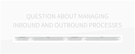 Image result for Inbound of Objective Question