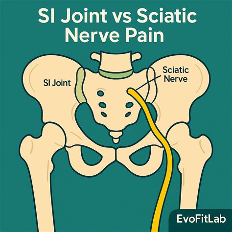 SI Joint vs Sciatic Nerve Pain: Diagnose & Fix - EvoFitLab