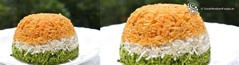 Tri-color rice-Independence day special-How to make-video & Step by ...