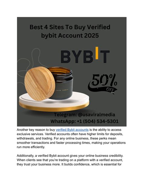 PPT - Most Helpful Site To Buy Verified ByBiT Accounts In 2025 ...