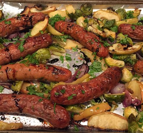 WCW - Chicken Sausage Sheet Pan Supper - Terry Odell