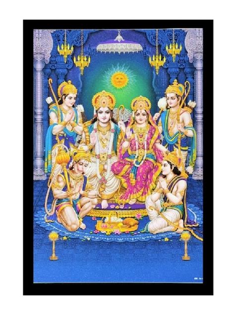 Ram Darbar Sparkle Print Sticker Poster Without Frame 20 X 28 - Etsy India