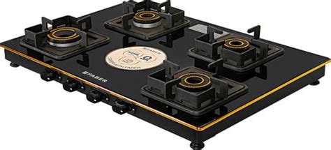 FABER HOB COOKTOP PRINCE PLUS 4BB BK Glass Manual Gas Stove Price in ...