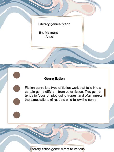 Literary Genres Fiction-1 | PDF | Novels | Short Stories
