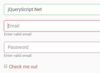 Bootstrap 4 Form Validation with HTML5 | jQuery Plugin