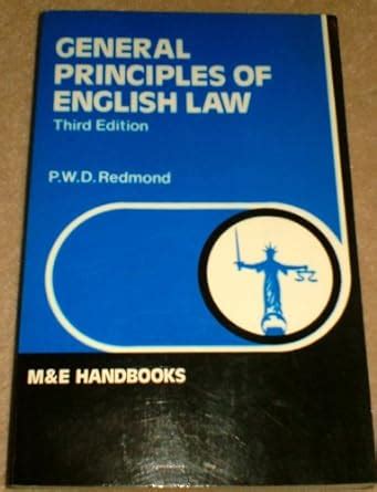 Buy General Principles of English Law (Handbook Series) Book Online at ...