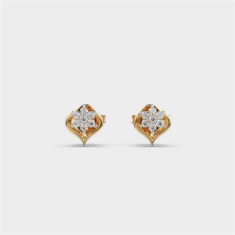 Buy Blossom Love Drop Diamond Studs At Jewelbox