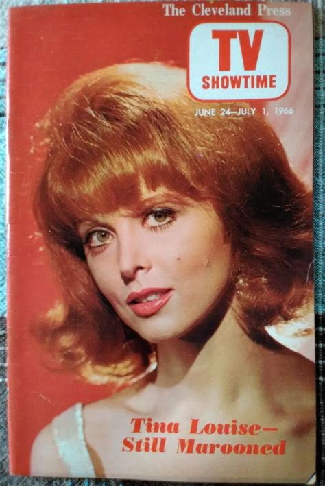 1966 Tina Louise local TV Guide Cleveland Press TV Showtime Gilligan's ...
