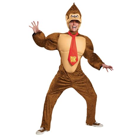 Buy Disguise Official Nintendo Deluxe Donkey Kong Costume Adult, Super ...