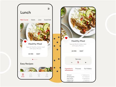 Create a Recipe App - RetroCube Food Web Design, App Ui Design, Mobile ...