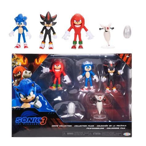 Amazon.com: Sonic 3 Movie Action Figures 2.5-Inch Movie Collector Toy ...