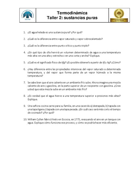 sustancias puras - ¿Cuál es el significado físico de hfg? ¿Es posible ...