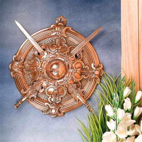 Buy Dhal Talwar Swords & Shields : Vintage Warrior Decor