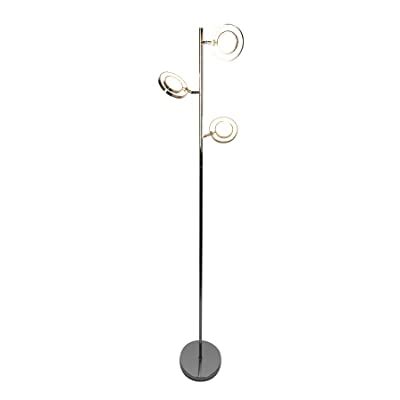 Buy SkyeyArc 6-Circle LED Floor Lamp, Dimmable Ambient Light, Standing ...