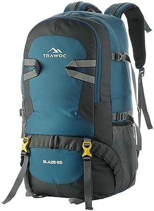 Buy TRAWOC 55 Liter Travel Backpack Daypack Bag for Camping Hiking ...