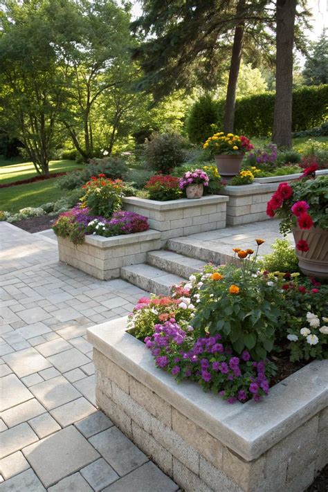 Stylish Designs for Elevated Paver Patios - Light and Layer