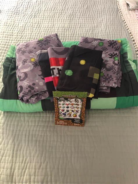 Minecraft Reversible Comforter Sets | Mercari