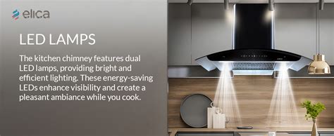 Elica 90cm 1600 m3/hr Filterless Autoclean Kitchen Chimney with 15 ...