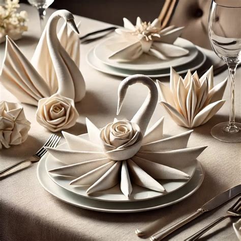 Pin by Maia on Mesa posta in 2025 | Beautiful napkin folding, Napkin ...