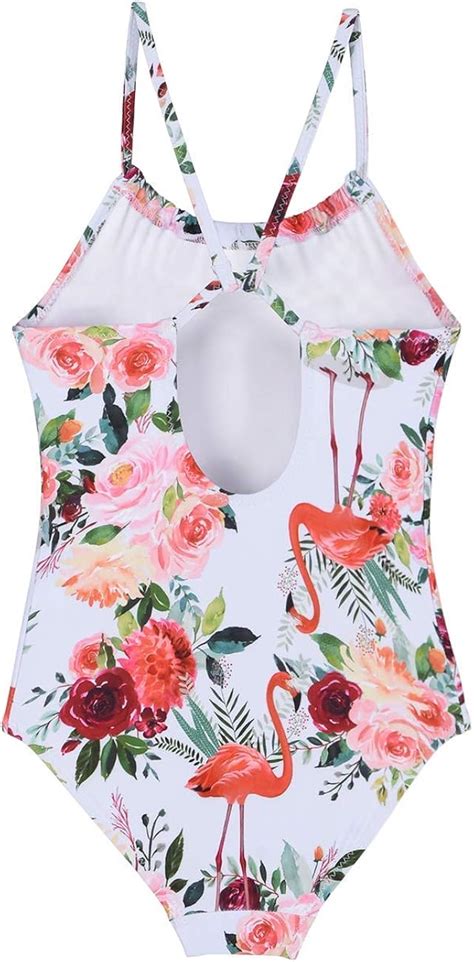 Buy Cadocado Girls One Piece Swimsuit Ice Cream Bathing Suit Cross Back ...