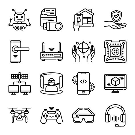 Tech Icon Set 的图像结果