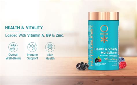 Nutriburst Daily Immunity Boost Combo: Health & Vitality Multivitamin ...