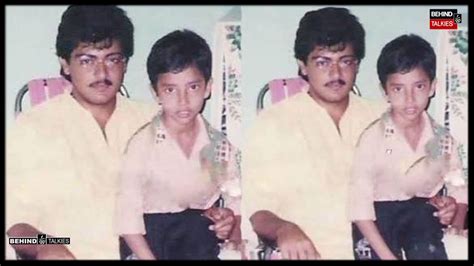 Attakathi Dinesh Childhood Photo With Ajith
