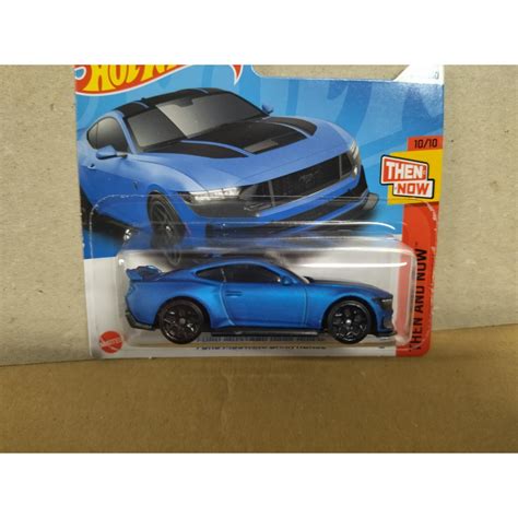 FORD MUSTANG DARK HORSE BLUE 10/10 THEN AND NOW 1:64 HOT WHEELS - BCN ...